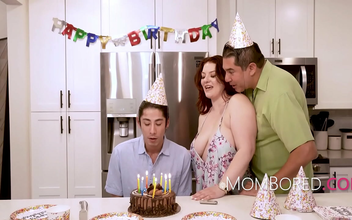 MILF Madness - Emmy Demur's Luscious Fuck Fest on Her Stepson's Birthday!